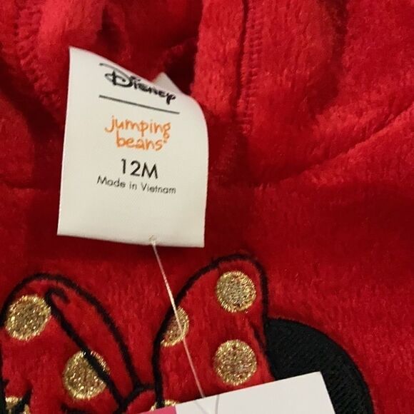 12M Unbelievably Soft Minnie Mouse Hoodie - Picture 4 of 5